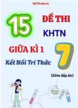 Tổng hợp 15 Đề thi KHTN 7 giữa Kì 1 Kết Nối Tri Thức (Kèm đáp án)